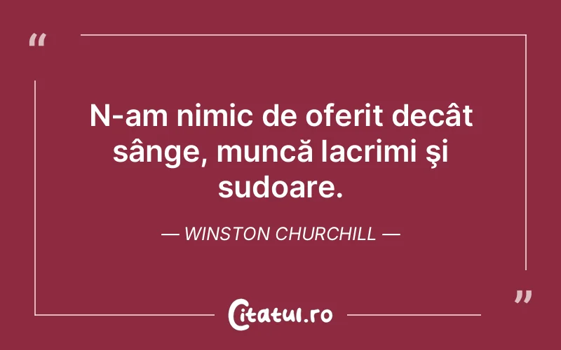 Citat Winston Churchill - citate triste