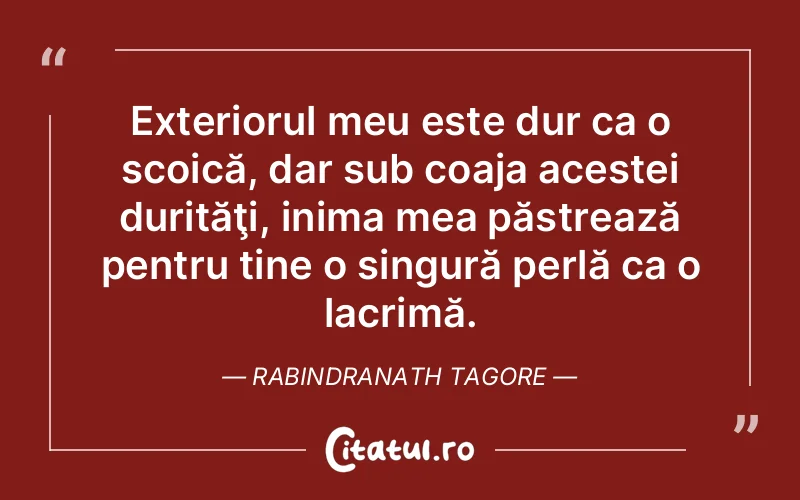 Citat Rabindranath Tagore - citate triste