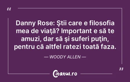 Danny Rose: Ştii care e filosofia mea d... Danny Rose: Ştii care e filosofia mea d...