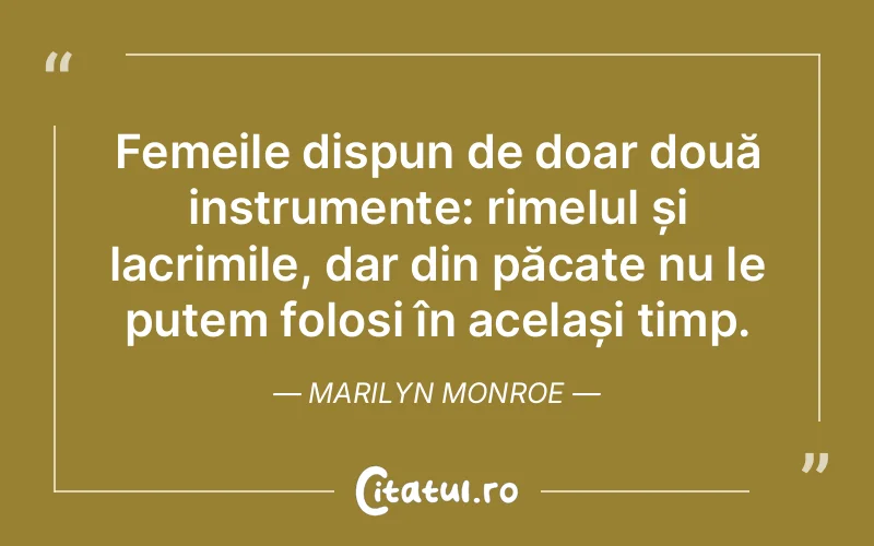 Citat Marilyn Monroe - citate triste