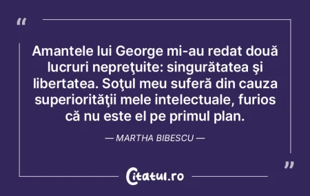 Amantele lui George mi-au redat două lu...