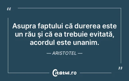 Asupra faptului că durerea este un rău... Asupra faptului că durerea este un rău...