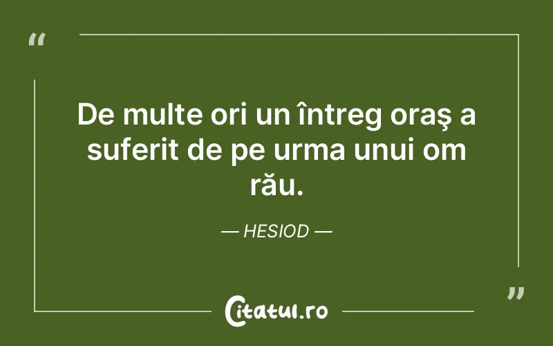 Citat Hesiod - citate triste