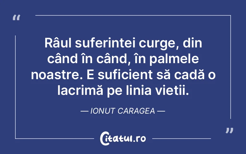Citat Ionut Caragea - citate triste