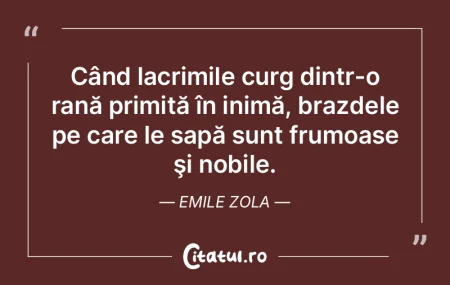 Când lacrimile curg dintr-o rană primi... Când lacrimile curg dintr-o rană primi...