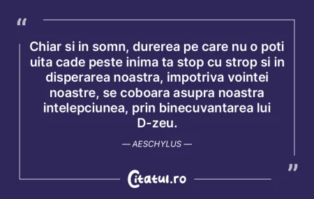 Chiar si in somn, durerea pe care nu o p...