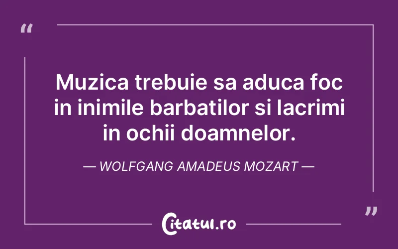 Citat Wolfgang Amadeus Mozart - citate triste