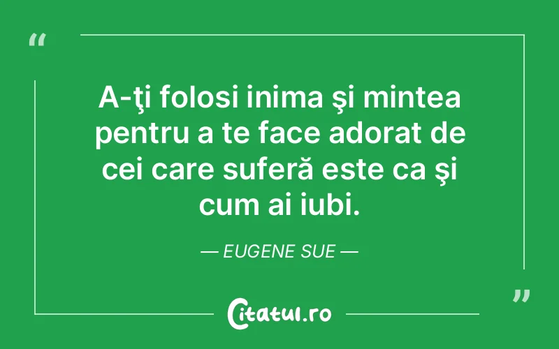 Citat Eugene Sue - citate triste