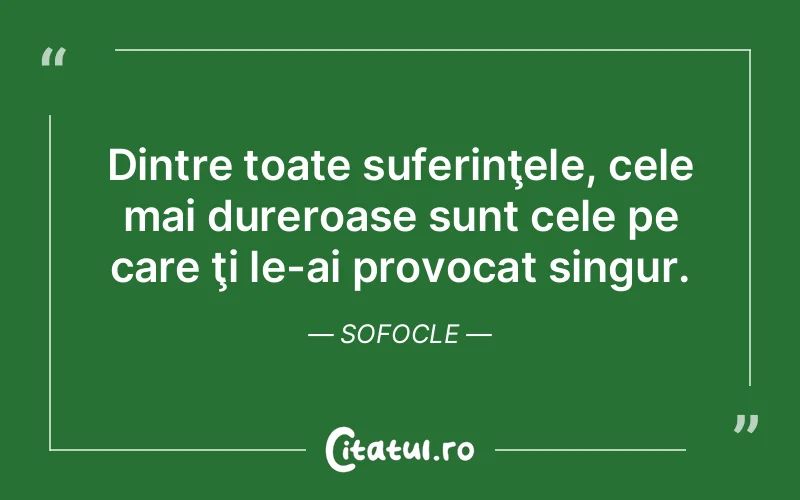 Citat Sofocle - citate triste