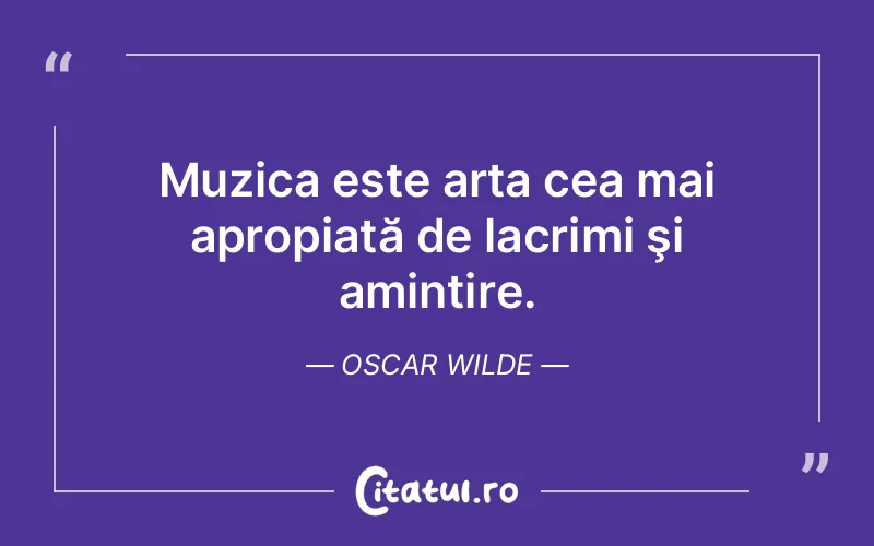 Citat Oscar Wilde - citate triste