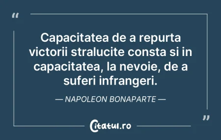 Capacitatea de a repurta victorii stralu... Capacitatea de a repurta victorii stralu...