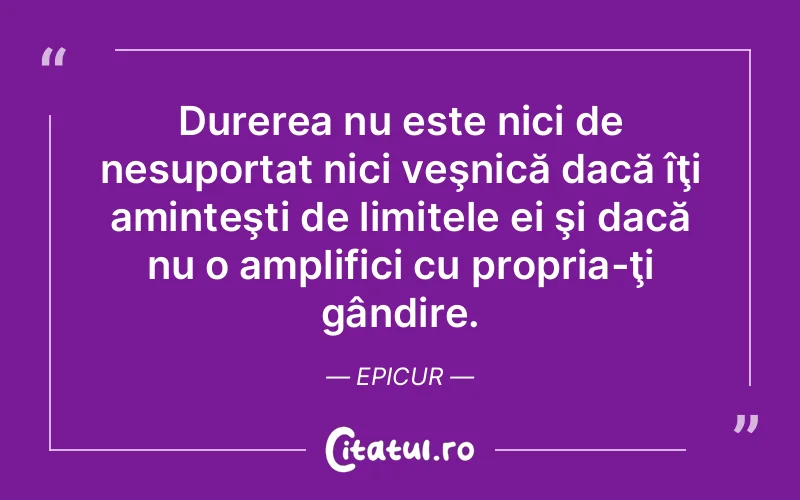 Citat Epicur - citate triste
