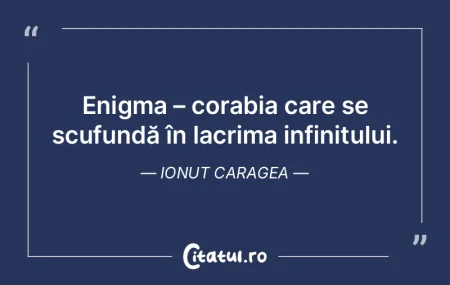 Enigma – corabia care se scufundă în...
