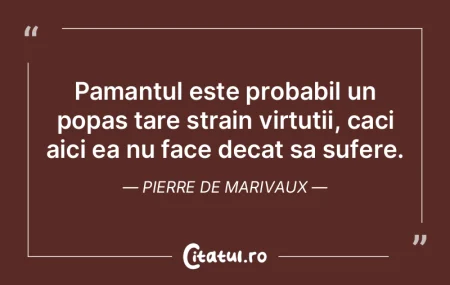 Pamantul este probabil un popas tare str...