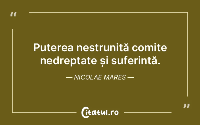 Citat Nicolae Mares - citate triste