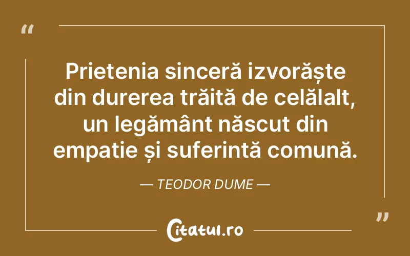 Citat Teodor Dume - citate triste