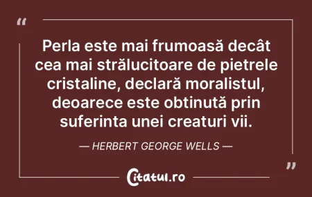 Perla este mai frumoasă decât cea mai ...