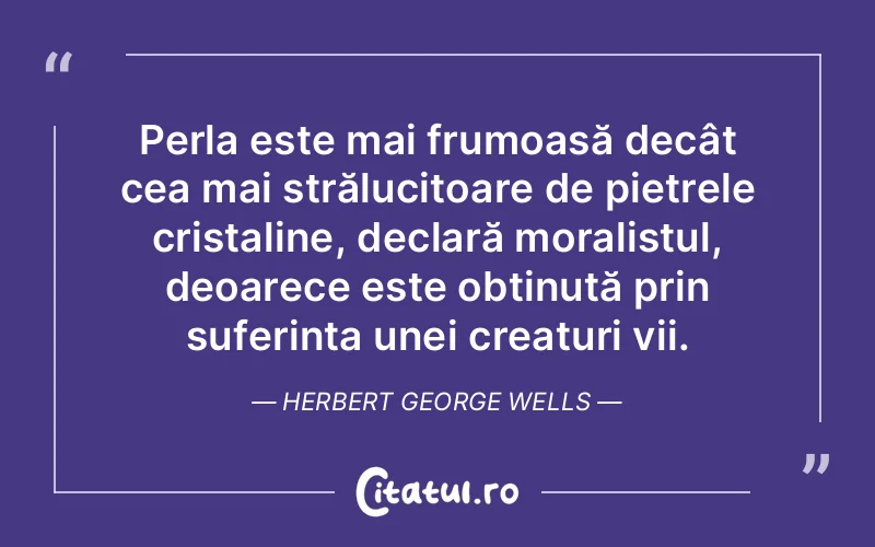 Citat Herbert George Wells - citate triste