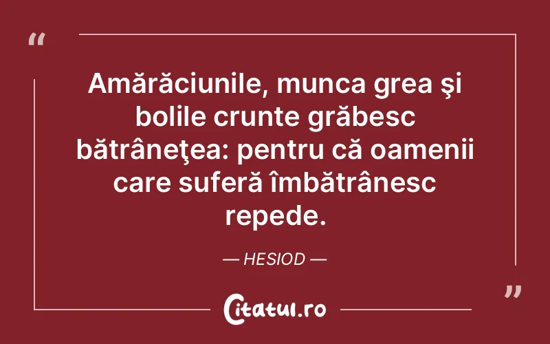 Citat Hesiod - citate triste
