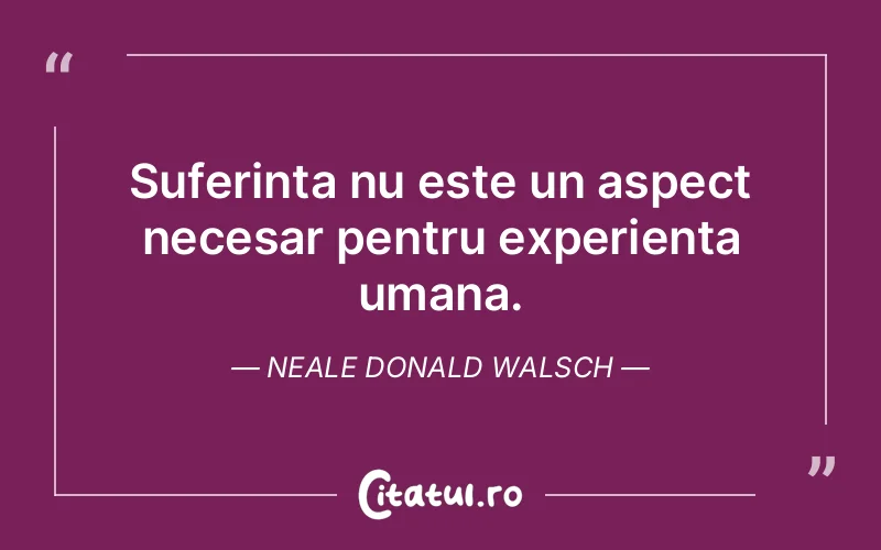Citat Neale Donald Walsch - citate triste