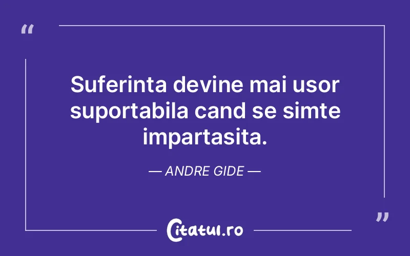 Citat Andre Gide - citate triste