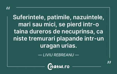 Suferintele, patimile, nazuintele, mari ...