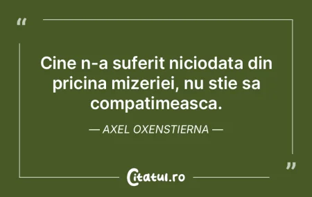 Cine n-a suferit niciodata din pricina m...