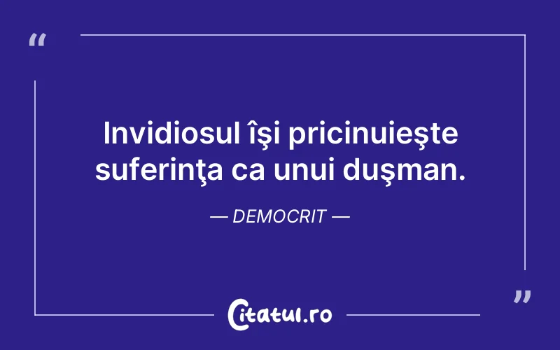 Citat Democrit - citate triste