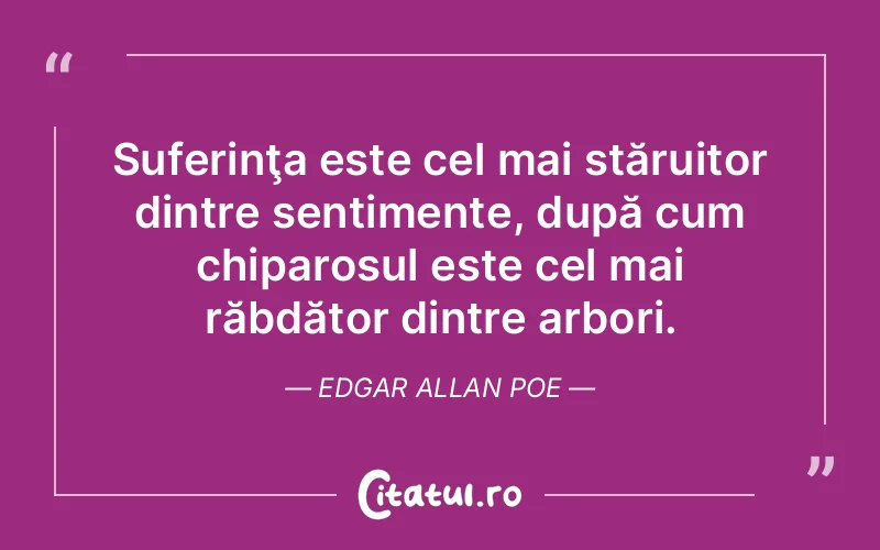 Citat Edgar Allan Poe - citate triste