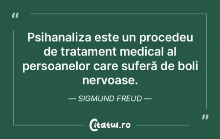 Psihanaliza este un procedeu de tratamen... Psihanaliza este un procedeu de tratamen...