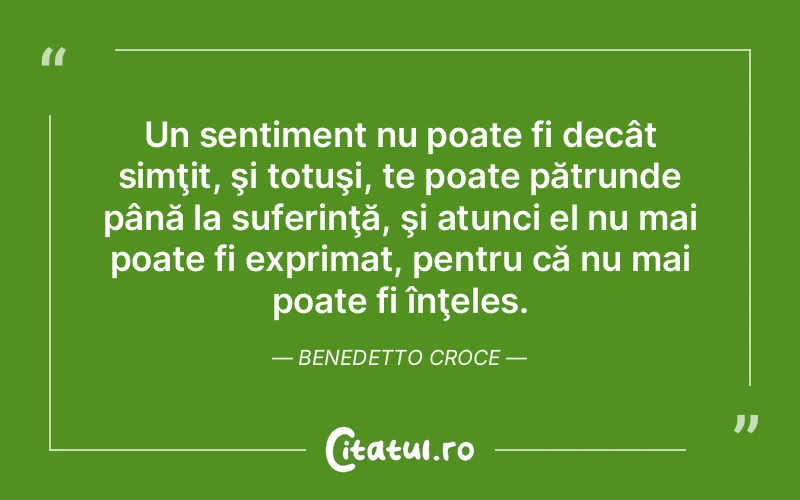 Citat Benedetto Croce - citate triste