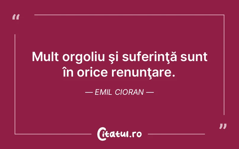 Citat Emil Cioran - citate triste