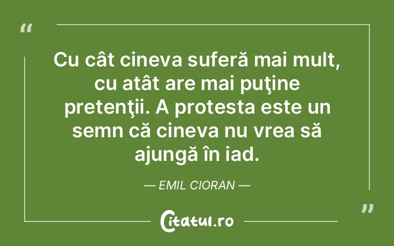 Citat Emil Cioran - citate triste
