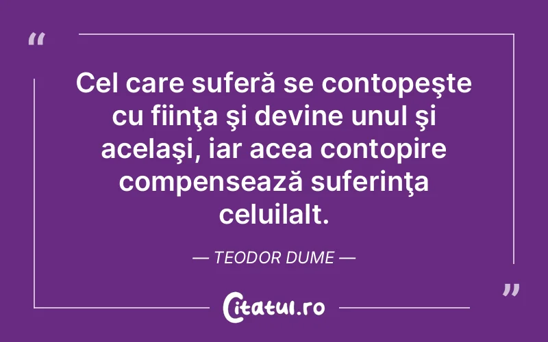 Citat Teodor Dume - citate triste
