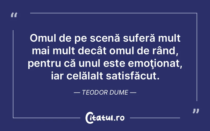 Citat Teodor Dume - citate triste