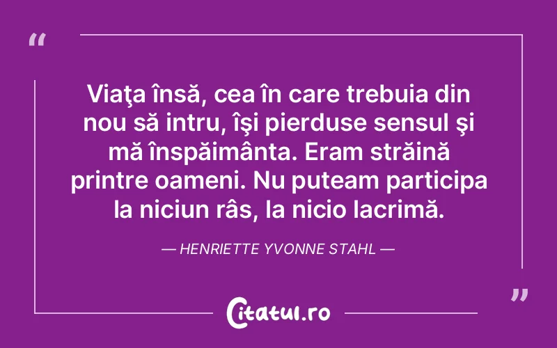 Citat Henriette Yvo - citate triste