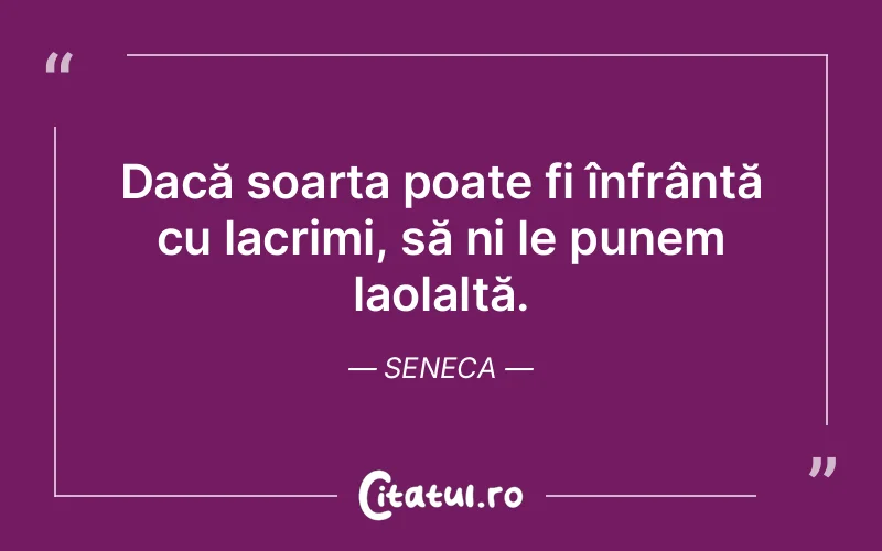 Citat Seneca - citate triste