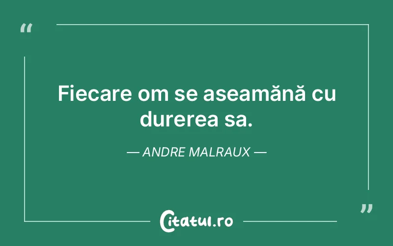 Citat Andre Malraux - citate triste