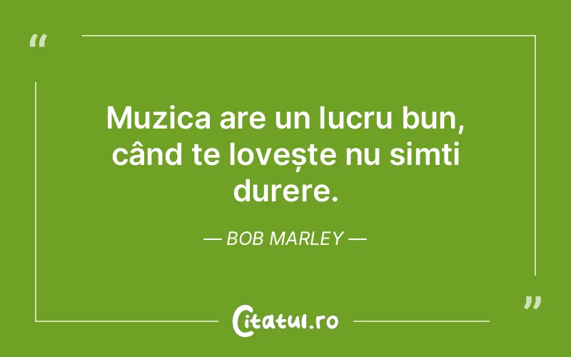 Citat Bob Marley - citate triste