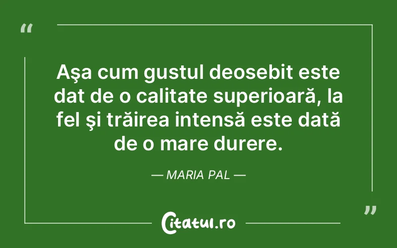 Citat Maria Pal - citate triste