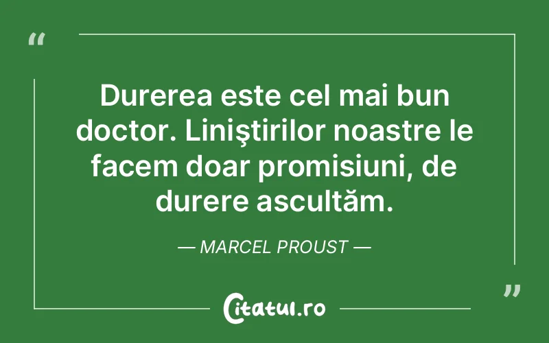 Citat Marcel Proust - citate triste