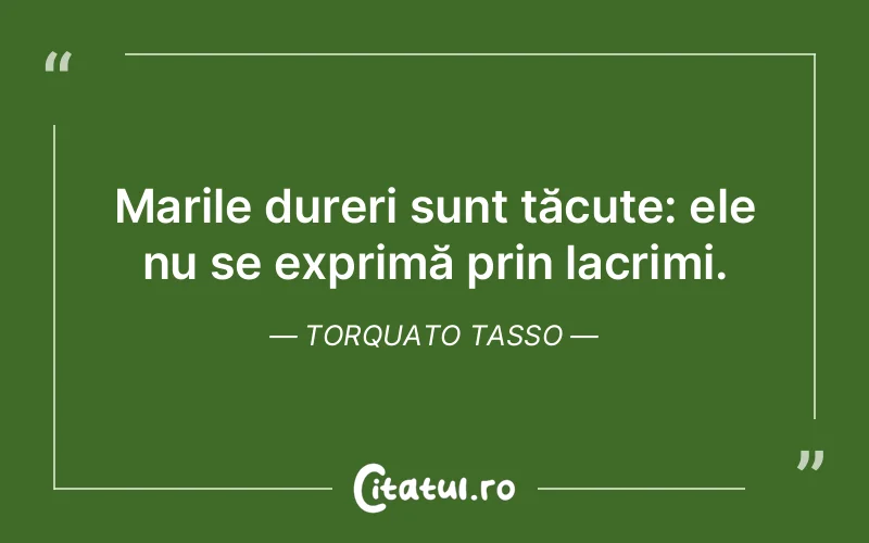 Citat Torquato Tasso - citate triste
