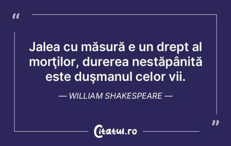 Jalea cu măsură e un drept al morţilo...