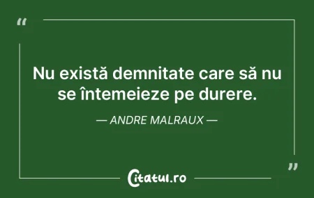 Nu există demnitate care să nu se înt...