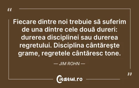 Fiecare dintre noi trebuie să suferim d... Fiecare dintre noi trebuie să suferim d...