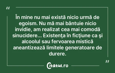 În mine nu mai există nicio urmă de e... În mine nu mai există nicio urmă de e...