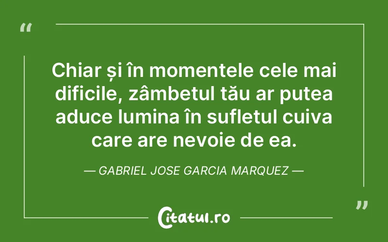 Citat Gabriel Jose Garcia Marquez - citate triste