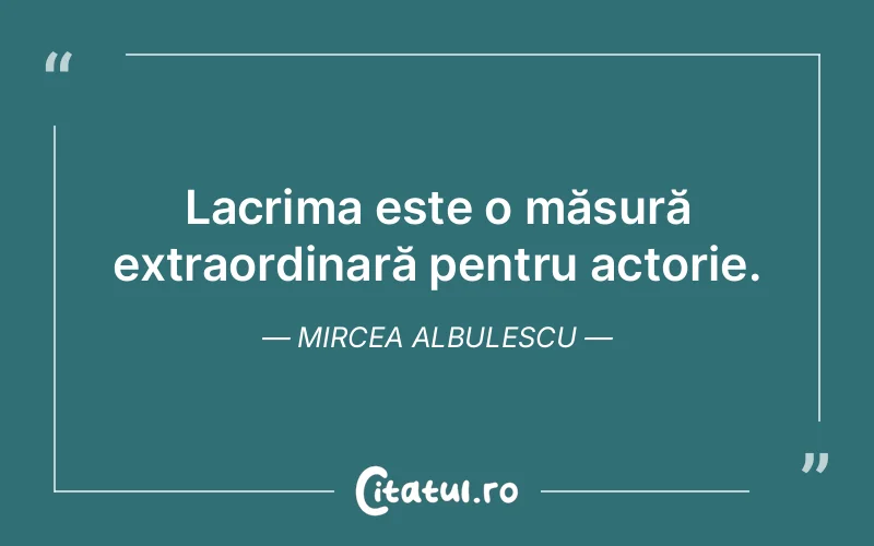 Citat Mircea Albulescu - citate triste