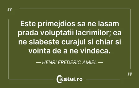 Este primejdios sa ne lasam prada volupt...