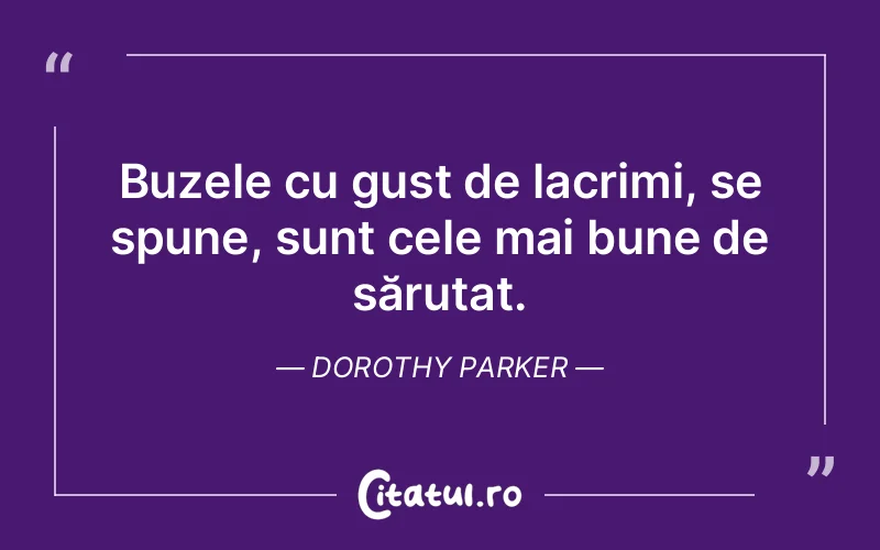 Citat Dorothy Parker - citate triste